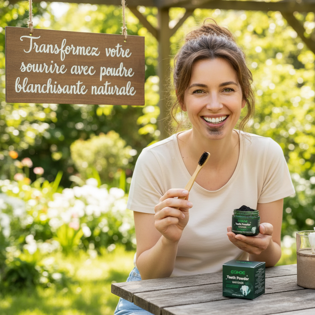 Poudre Blanchiment Dents Naturel